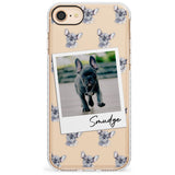 French Bulldog, Grey - Custom Dog Photo Slim TPU Phone Case for iPhone SE 8 7 Plus