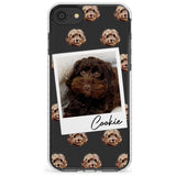 Cockapoo, Brown - Custom Dog Photo Slim TPU Phone Case for iPhone SE 8 7 Plus