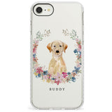 Yellow Labrador Retriever Dog Portrait Impact Phone Case for iPhone SE 8 7 Plus