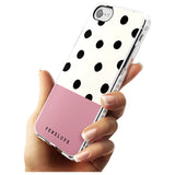 Pink Border Polka Dot iPhone Case   Custom Phone Case - Case Warehouse