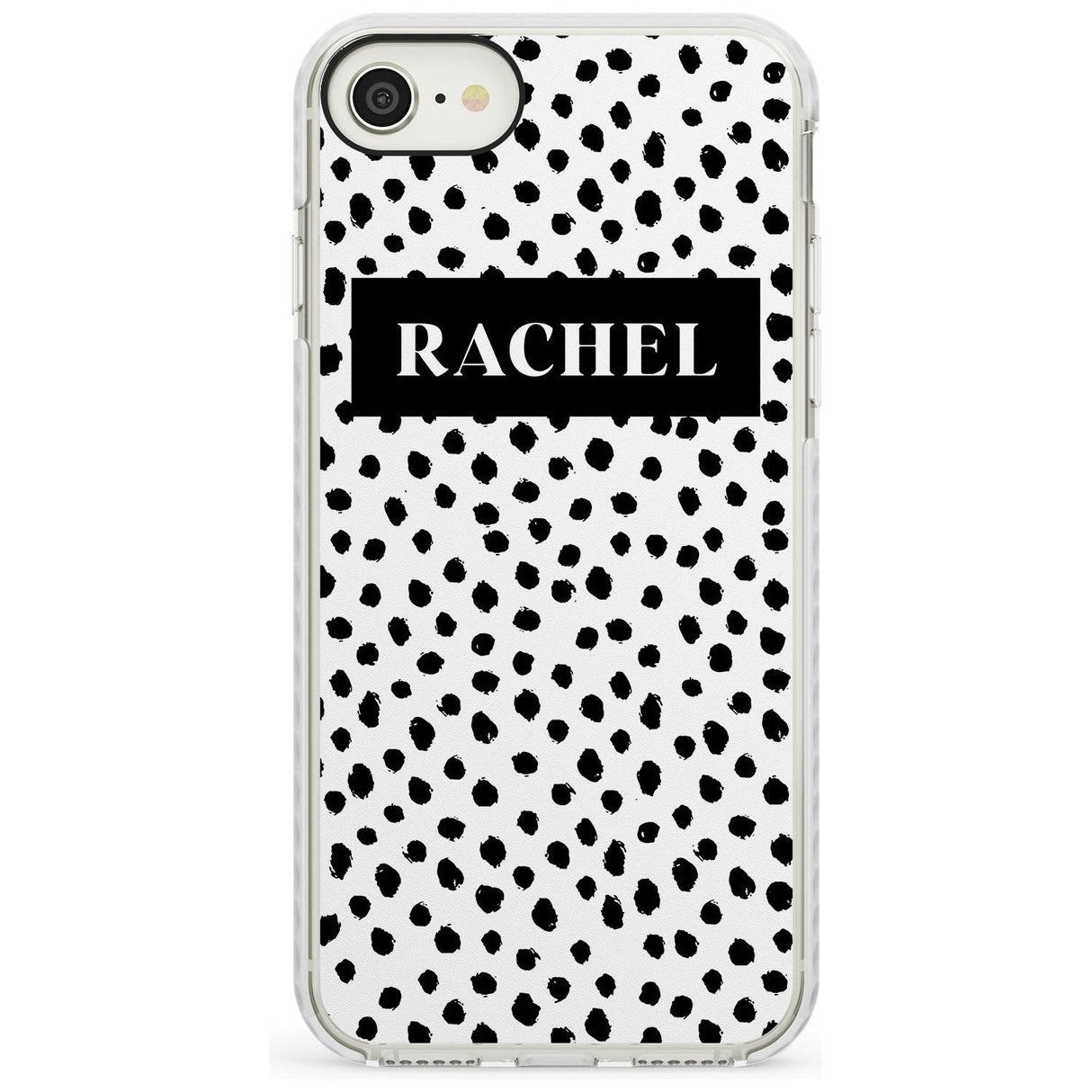 Black Bar & Dots iPhone Case  Impact Case Custom Phone Case - Case Warehouse