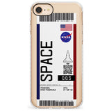 Personalised NASA Boarding Pass (Light) Impact Phone Case for iPhone SE 8 7 Plus