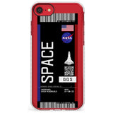 Personalised NASA Boarding Pass (Dark) Impact Phone Case for iPhone SE 8 7 Plus