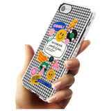 Custom Sticker Mix on Grid Slim TPU Phone Case for iPhone SE 8 7 Plus