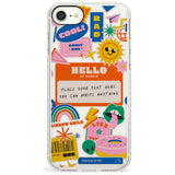 Custom Nostalgia Sticker Mix #2 Slim TPU Phone Case for iPhone SE 8 7 Plus