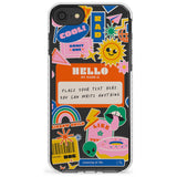 Custom Nostalgia Sticker Mix #2 Slim TPU Phone Case for iPhone SE 8 7 Plus