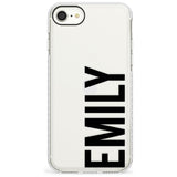 Personalised Create your own Warning Label Phone Case for iPhone SE