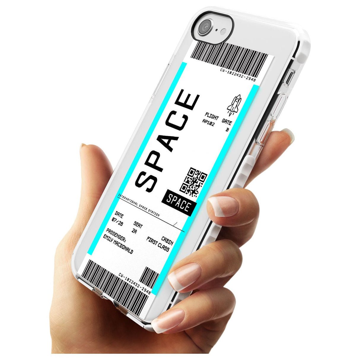 Space Custom Space Travel Ticket iPhone Case   Custom Phone Case - Case Warehouse