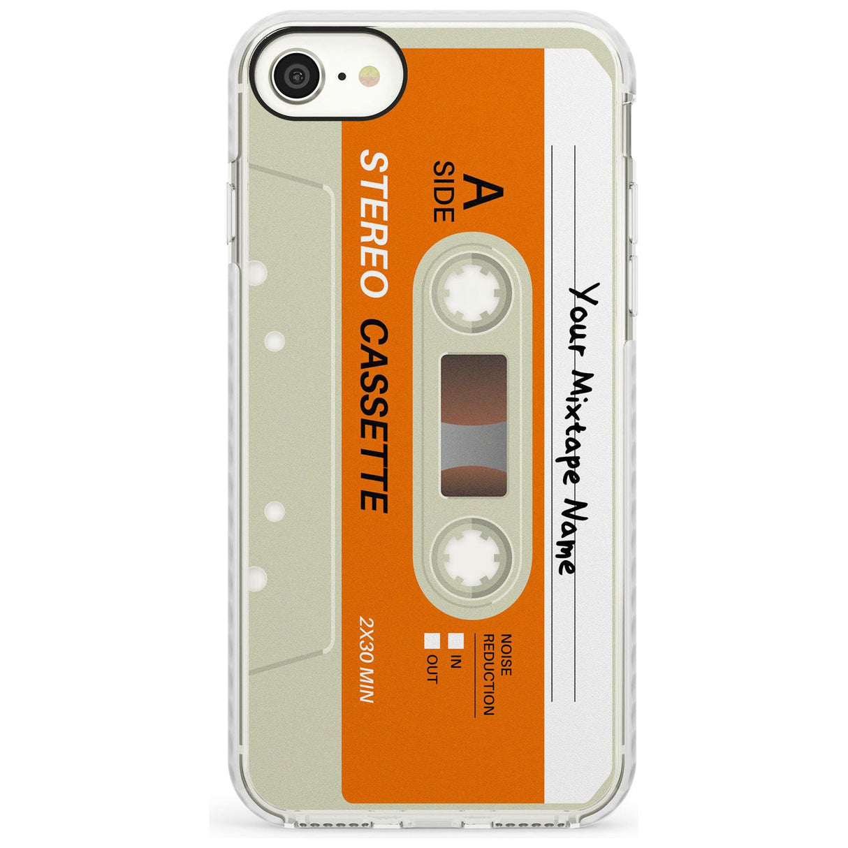 Classic Cassette Slim TPU Phone Case for iPhone SE 8 7 Plus