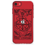 Wheel of Fortune Tarot Card - Transparent Slim TPU Phone Case for iPhone SE 8 7 Plus