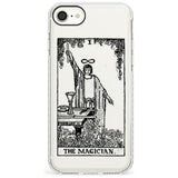 The Magician Tarot Card - Transparent Slim TPU Phone Case for iPhone SE 8 7 Plus