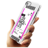 Los Angeles Boarding Pass iPhone Case   Custom Phone Case - Case Warehouse