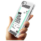 San Francisco Boarding Pass iPhone Case   Custom Phone Case - Case Warehouse