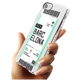 Barcelona Boarding Pass iPhone Case   Custom Phone Case - Case Warehouse