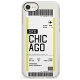 Chicago Boarding Pass iPhone Case  Impact Case Custom Phone Case - Case Warehouse