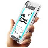 Rome Boarding Pass iPhone Case   Custom Phone Case - Case Warehouse