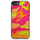 Neon Camo Impact Phone Case for iPhone SE 8 7 Plus