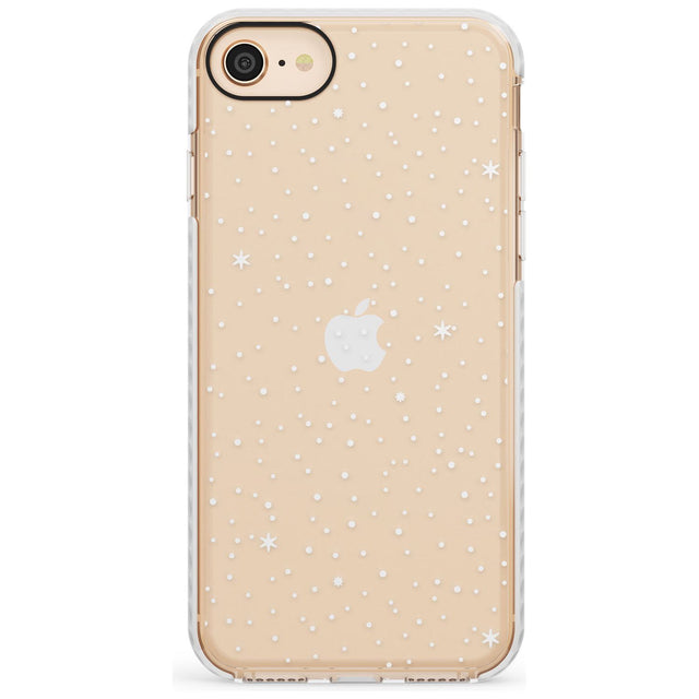 Celestial Starry Sky White Slim TPU Phone Case for iPhone SE 8 7 Plus