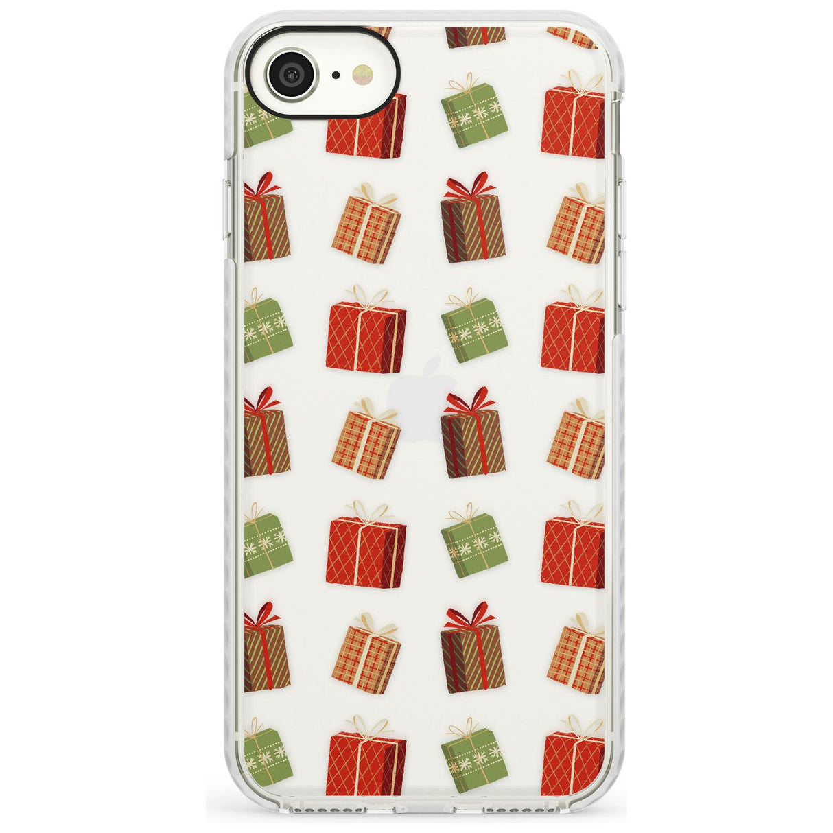 Christmas Presents Pattern Impact Phone Case for iPhone SE 8 7 Plus