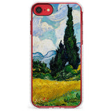 Wheat Field with Cypresses by Vincent Van Gogh Slim TPU Phone Case for iPhone SE 8 7 Plus