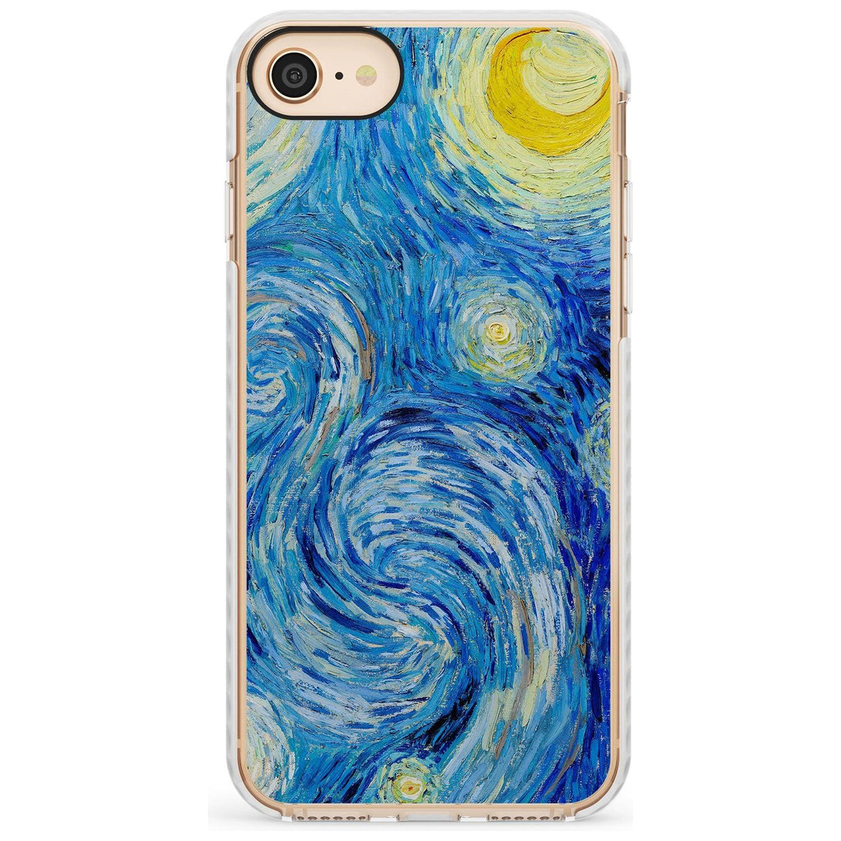 The Starry Night by Vincent Van Gogh Slim TPU Phone Case for iPhone SE 8 7 Plus