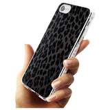 Dark Animal Print Pattern Large Leopard Impact Phone Case for iPhone SE 8 7 Plus