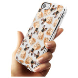 French Bulldog Watercolour Dog Pattern Impact Phone Case for iPhone SE 8 7 Plus