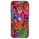 Floral Vibe Impact Phone Case for iPhone SE 8 7 Plus