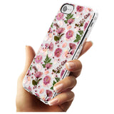 Floral Menagerie Transparent Design Impact Phone Case for iPhone SE 8 7 Plus