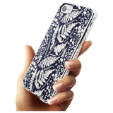 Wildflowers and Ferns on Navy Impact Phone Case for iPhone SE 8 7 Plus