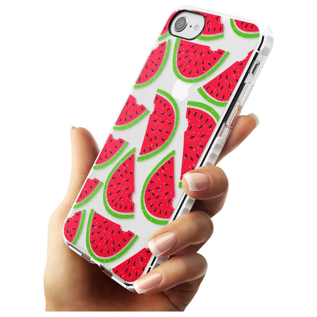 Watermelon Pattern Impact Phone Case for iPhone SE 8 7 Plus