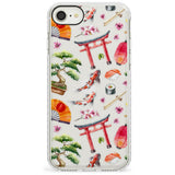 Mixed Japanese Watercolour Pattern iPhone Case  Impact Case Phone Case - Case Warehouse