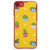 Plant Faces Kawaii Pattern Impact Phone Case for iPhone SE 8 7 Plus