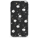 Stars & Clouds Slim TPU Phone Case for iPhone SE 8 7 Plus