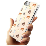 Cute Cat Pattern Slim TPU Phone Case for iPhone SE 8 7 Plus