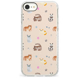 Cats with Toys Slim TPU Phone Case for iPhone SE 8 7 Plus