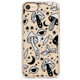 Psychedelic Mushrooms Pattern Impact Phone Case for iPhone SE 8 7 Plus