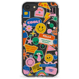 Nostalgic Stickers #1 Slim TPU Phone Case for iPhone SE 8 7 Plus