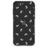 Tiny Panda Pattern Slim TPU Phone Case for iPhone SE 8 7 Plus