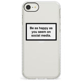 Happy on Social Media iPhone Case  Impact Case Phone Case - Case Warehouse