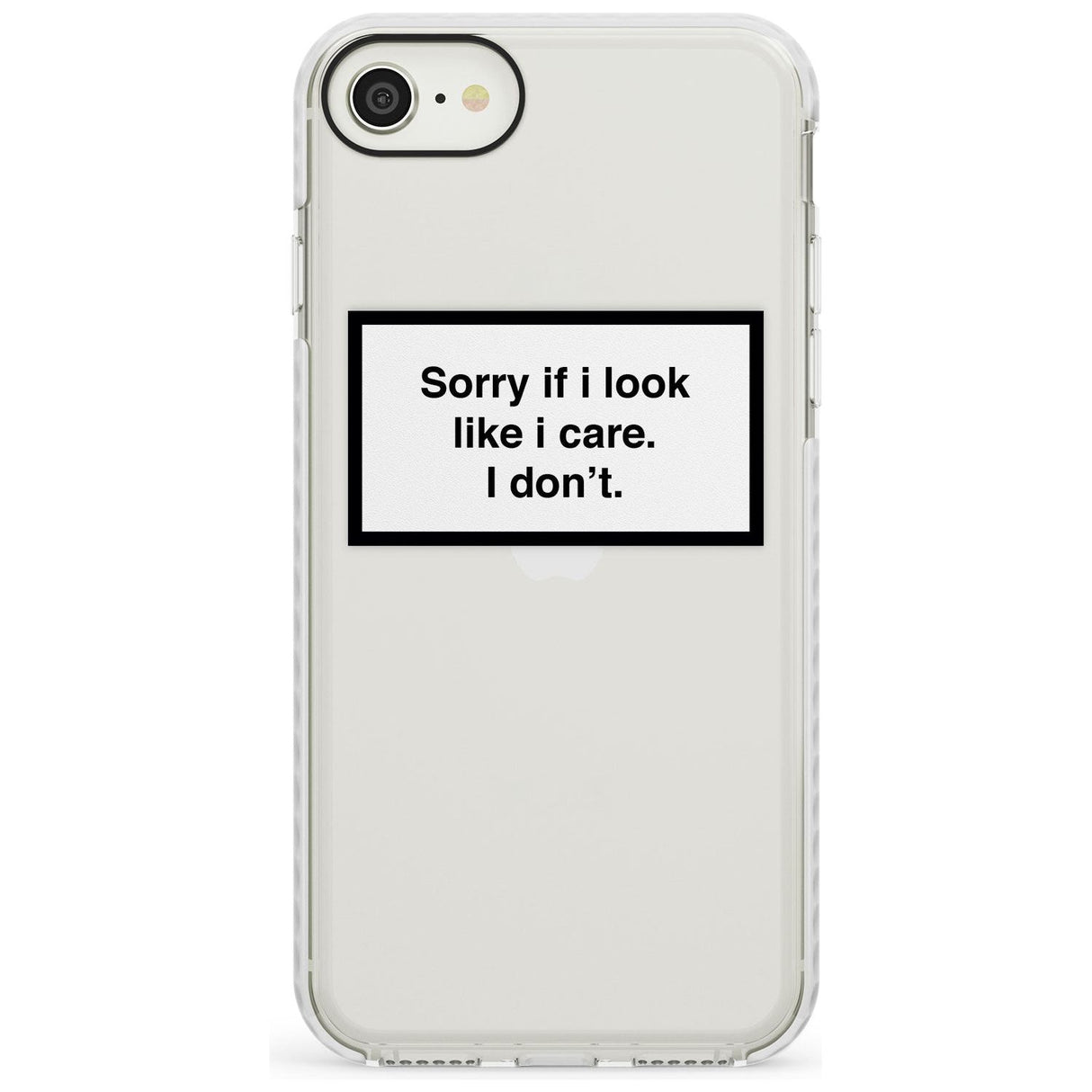 'Sorry if it looks like I care' iPhone Case  Impact Case Phone Case - Case Warehouse