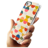 Abstract Retro Shapes: Colourful Circles Slim TPU Phone Case for iPhone SE 8 7 Plus