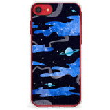 Blue Galaxy Impact Phone Case for iPhone SE 8 7 Plus