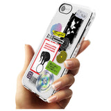 Peeled Sticker Mix Slim TPU Phone Case for iPhone SE 8 7 Plus