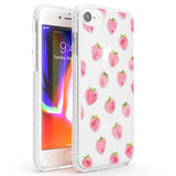 Classic Strawberry Phone Case iPhone 7/8 / Impact Case,iPhone SE / Impact Case Blanc Space