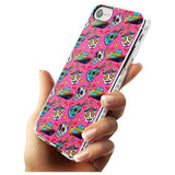 Pink Day of The Dead Pattern Impact Phone Case for iPhone SE 8 7 Plus