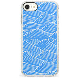 Waves Pattern Impact Phone Case for iPhone SE 8 7 Plus