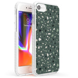 Green & Cream Terrazzo Pattern Phone Case iPhone 7/8 / Impact Case,iPhone SE / Impact Case Blanc Space