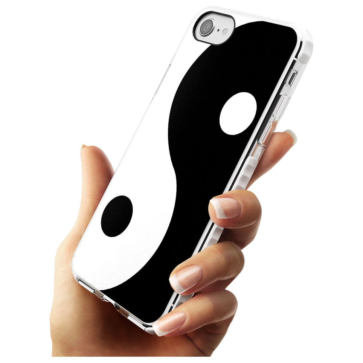 Large Yin Yang Impact Phone Case for iPhone SE 8 7 Plus