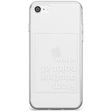 Another Point of View (White) Black Impact Phone Case for iPhone SE 8 7 Plus